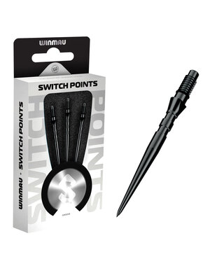 Winmau Darts Winmau Switch Point Groove Black Effect Points