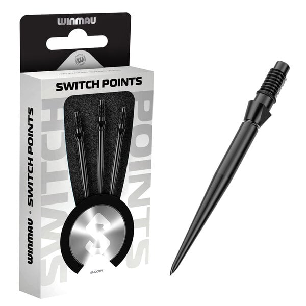 Winmau Darts Winmau Switch Point Smooth Black