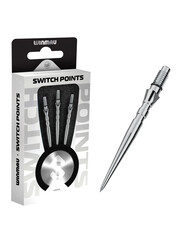 Winmau Darts Winmau Switch Point Groove Silver Effect Points