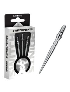 Winmau Darts Winmau Switch Point Groove Silver Effect Points