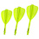 Winmau Darts Winmau Fusion Arrow Transparent Yellow Dart Flights