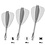 Winmau Darts Winmau Fusion Arrow Clear Dart Flights