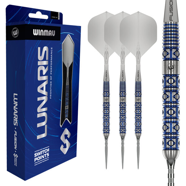 Winmau Darts Winmau Lunaris Parallel Steel Tip Darts