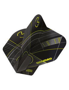 Winmau Darts Winmau Prism Delta MVG Black and Green Dart Flights