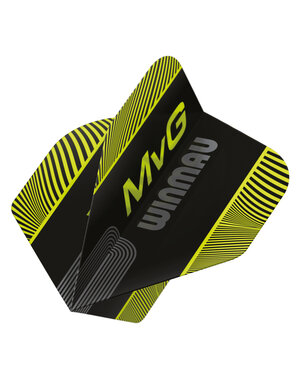 Winmau Darts Winmau Prism Delta MVG Black and Green Dart Flights
