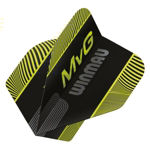 Winmau Darts Winmau Prism Delta MVG Black and Green Dart Flights