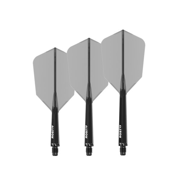 CueSoul CueSoul Rost77 Slim Transparent Black Dart Flights
