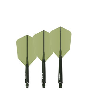 CueSoul CueSoul Rost77 Slim Transparent Dark Green Dart Flights