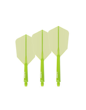 CueSoul CueSoul Rost77 Slim Transparent Green Dart Flights