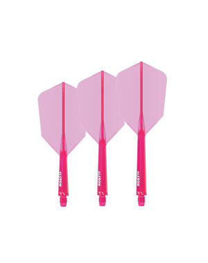 CueSoul CueSoul Rost77 Slim Transparent Pink Dart Flights