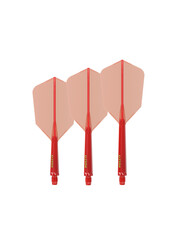 CueSoul CueSoul Rost77 Slim Transparent Red Dart Flights