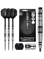 Harrows Darts Harrows Supergrip 90% Torpedo Quick Point Steel Tip Darts