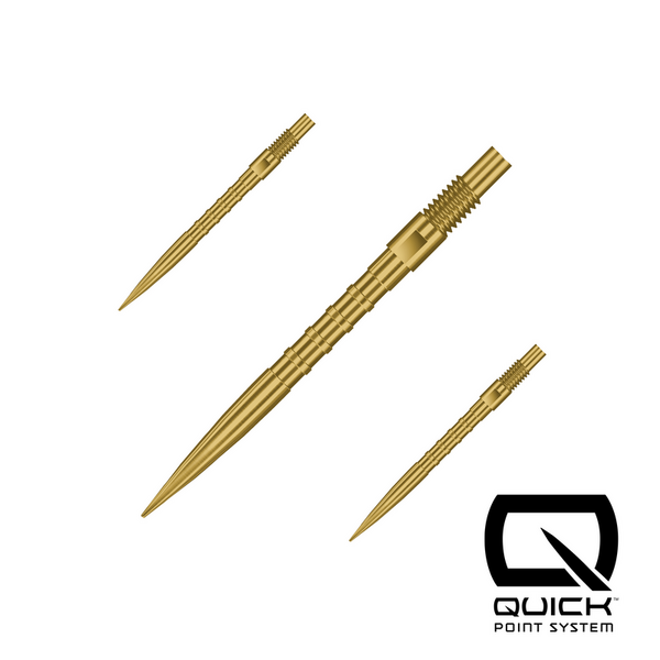 Harrows Darts Harrows HM Grip Quick Point Gold Points