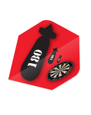 Unicorn Darts Unicorn 180 Bomb Standard Dart Flights