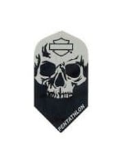 Harley Davidson Harley Davidson Pentathlon Black Skull Slim Dart Flights