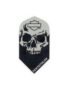 Harley Davidson Harley Davidson Pentathlon Black Skull Slim Dart Flights