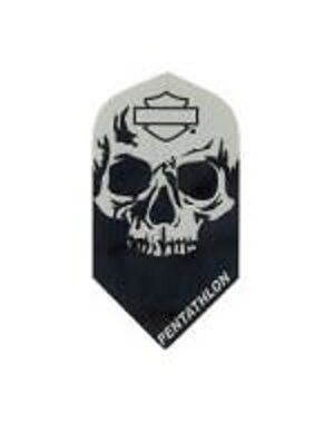 Harley Davidson Harley Davidson Pentathlon Black Skull Slim Dart Flights