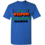 Darting Around Weapons of Mass Darts T-Shirt Royal Blue