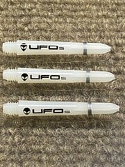 UFO DARTS UFO Short Nylon Shafts White 5 Sets