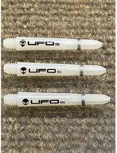 UFO DARTS UFO Short Nylon Shafts White 5 Sets