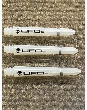 UFO DARTS UFO Short Nylon Shafts White 5 Sets