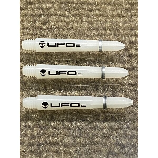 UFO DARTS UFO Short Nylon Shafts White 5 Sets