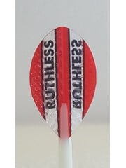 RUTHLESS Ruthless Red Dimplex Pear Dart Flights 5 Sets