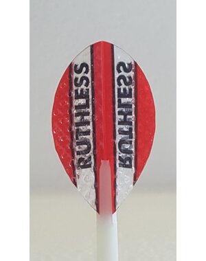 RUTHLESS Ruthless Red Dimplex Pear Dart Flights 5 Sets