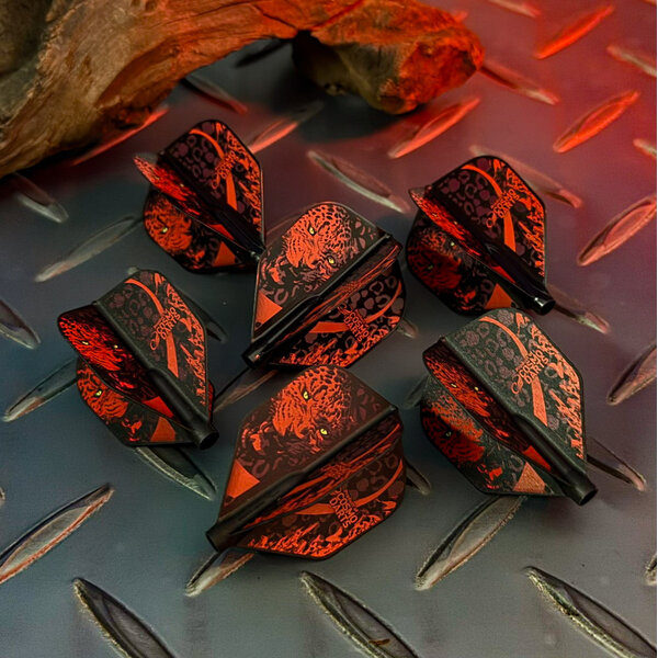 COSMO DARTS Cosmo Fit Flight Nasir Bomba Dark Black Dart Flights Shape