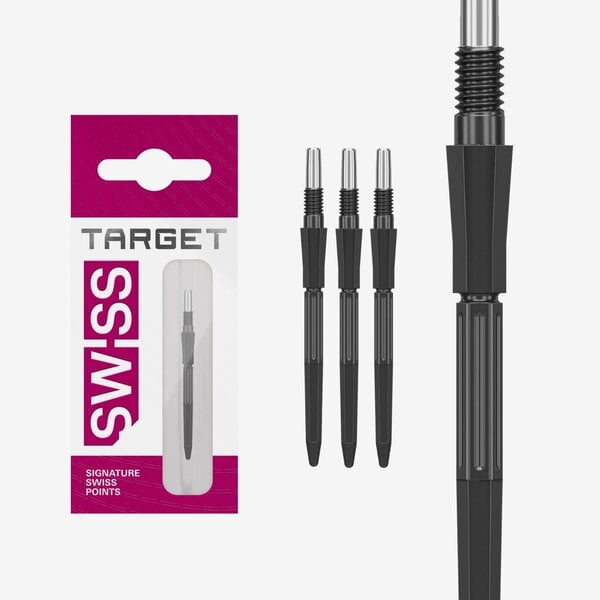 Target Darts Target Elysian Archetype 43 Swiss Points Black
