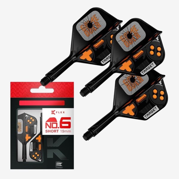 Target Darts Target K-Flex Game Over No6 Dart Flights