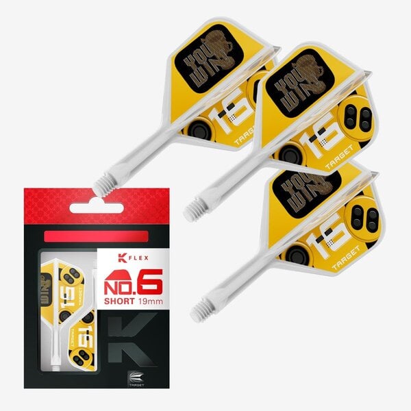Target Darts Target K-Flex You Win No6 Dart Flights