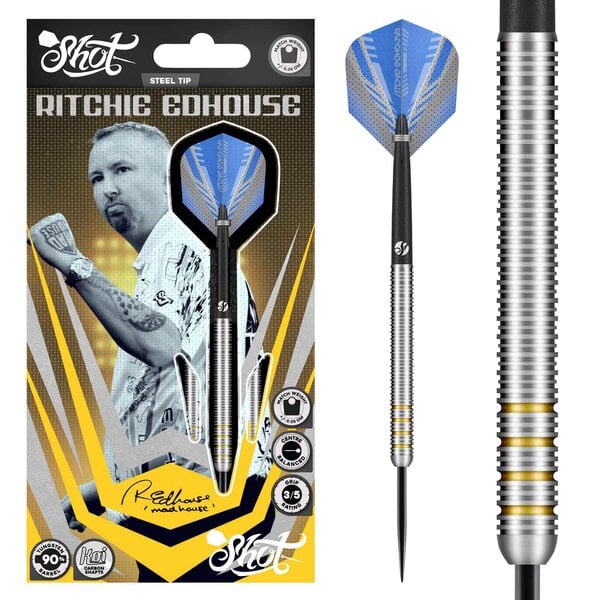 SHOT DARTS Shot Ritchie Edhouse 90% Steel Tip Darts
