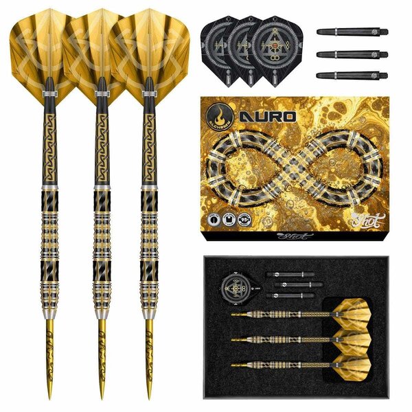 SHOT DARTS Shot Alchemy Auro 95% Steel Tip Darts