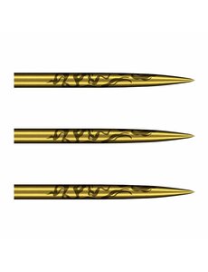 SHOT DARTS Shot Alchemy Gold Steel Tip Dart Points