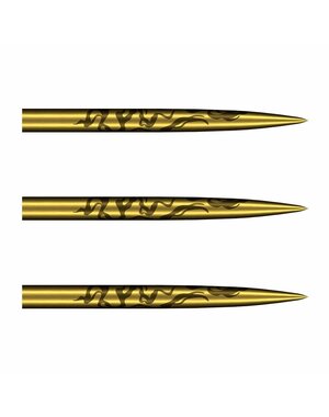 SHOT DARTS Shot Alchemy Gold Steel Tip Dart Points