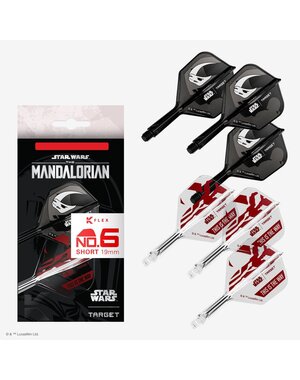 Target Disney Target Star Wars Mandalorian No.6 K-Flex Gift Set Dart Flights