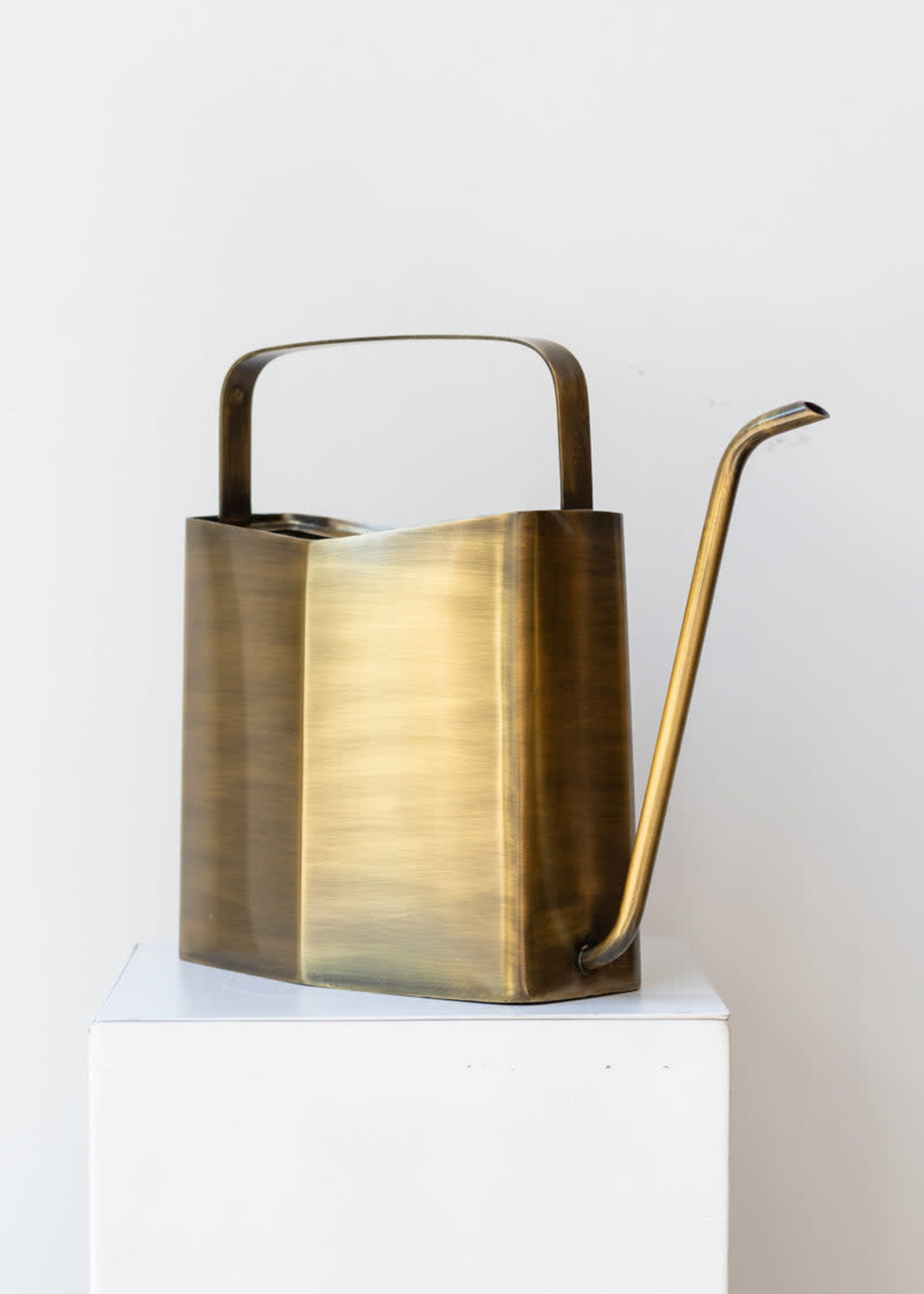 Modern Sprout Watering Can - Brass