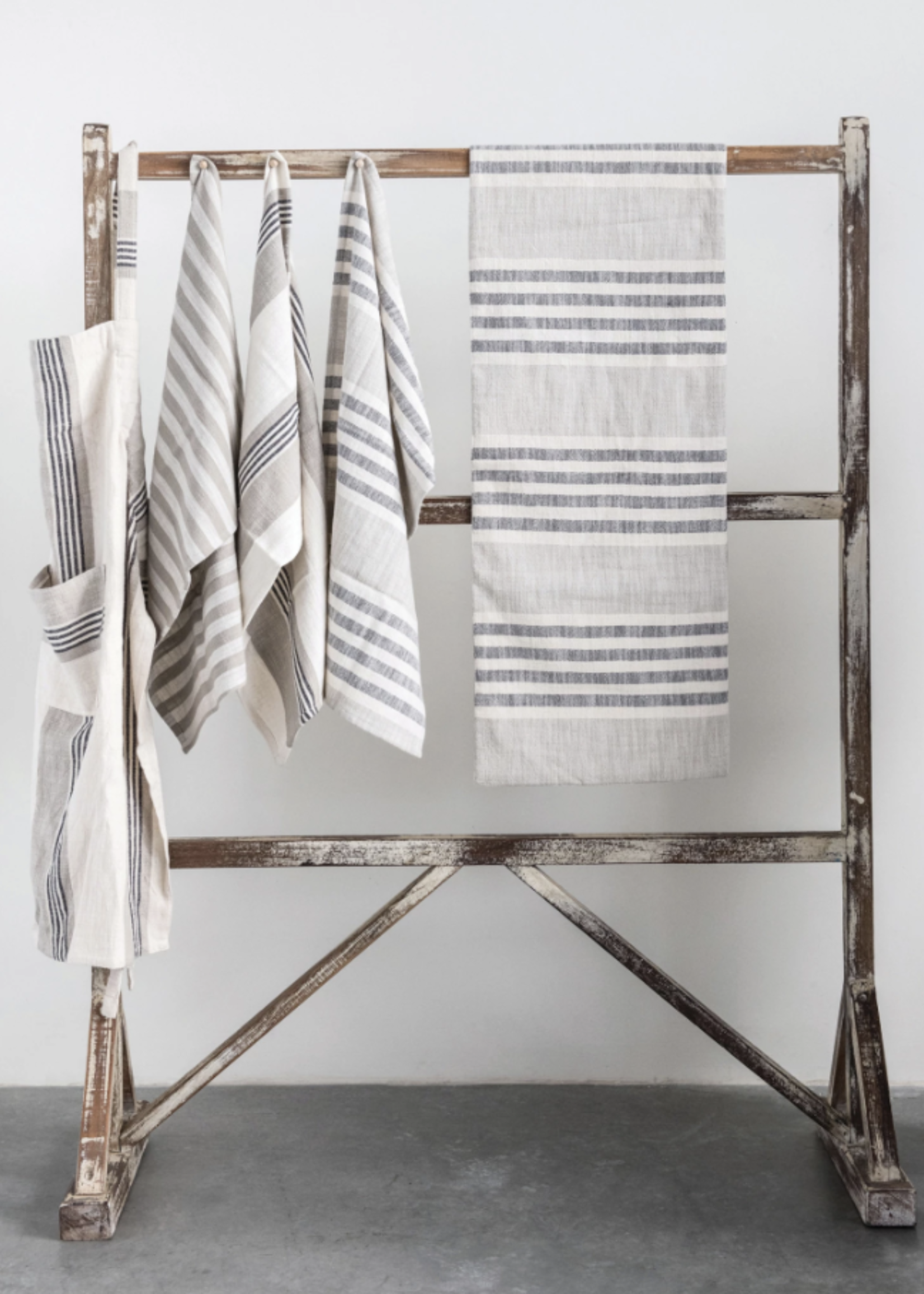 Creative Co-Op Woven Cotton Striped Tea Towels