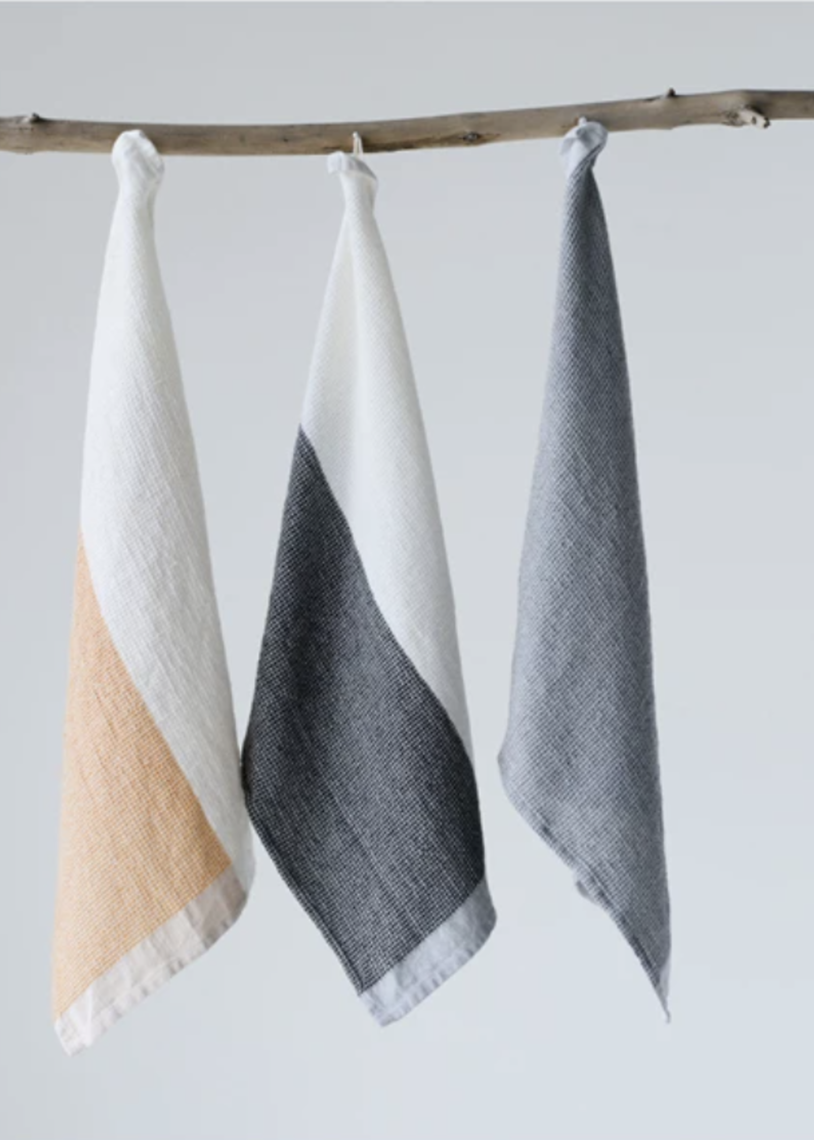 Creative Co-Op Cotton Tea Towel, 3 Styles