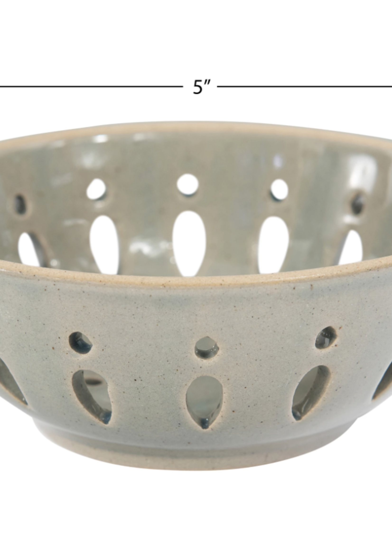 Creative Co-Op Stoneware Berry Bowl, 3 Colors
