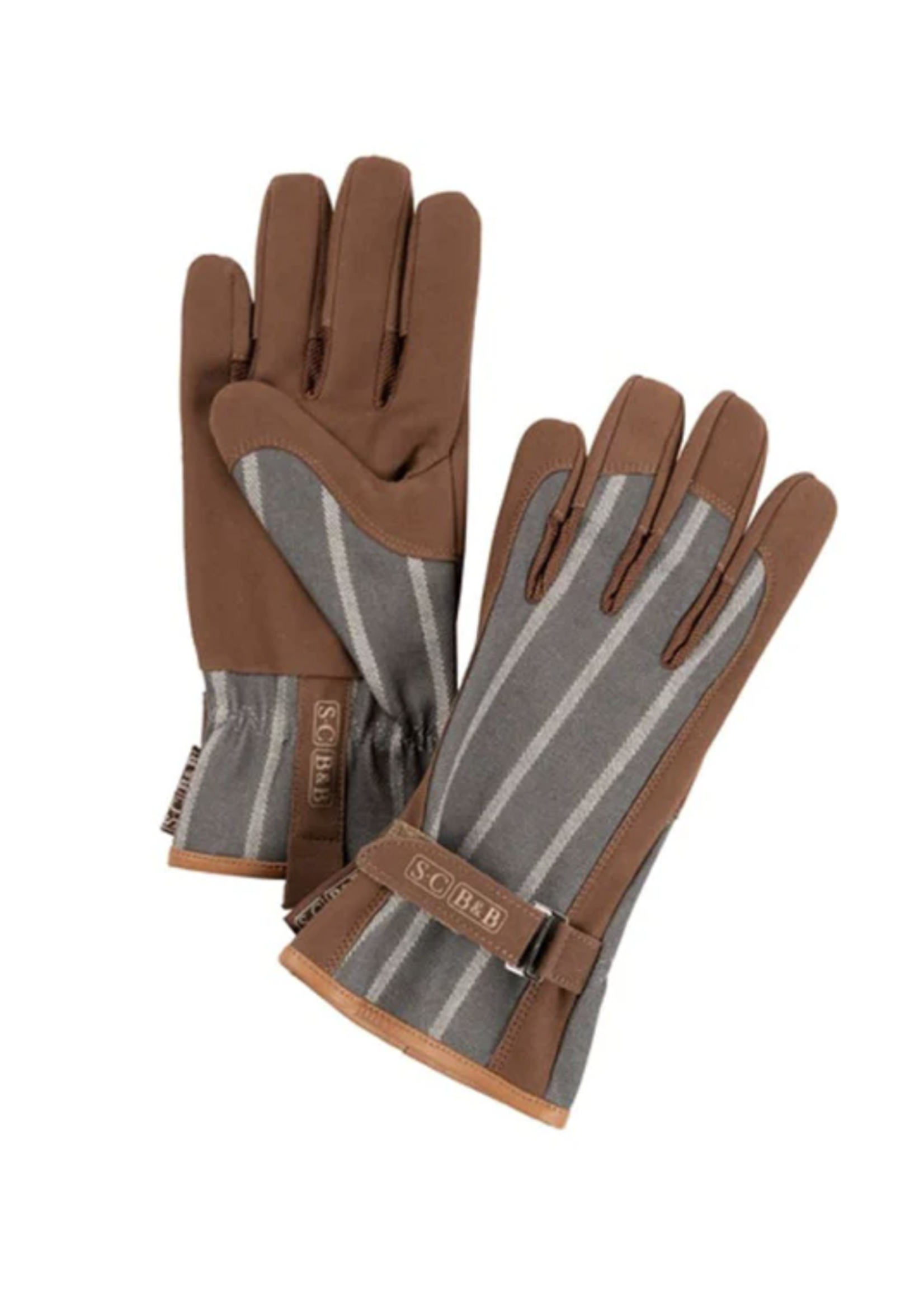 Sophie Conran - Striped Gloves - Grey