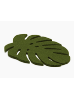 Monstera Leaf Trivet Small Loden Green