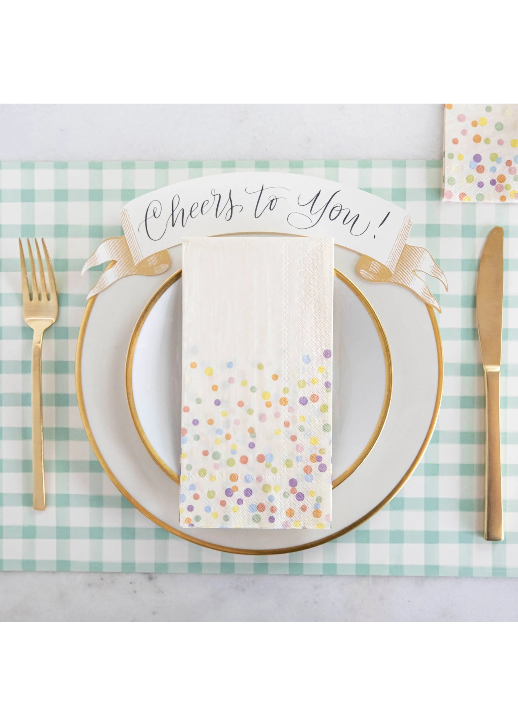 16 Guest Paper Napkins - Confetti Sprinkles