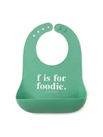 F for Foodie Bib