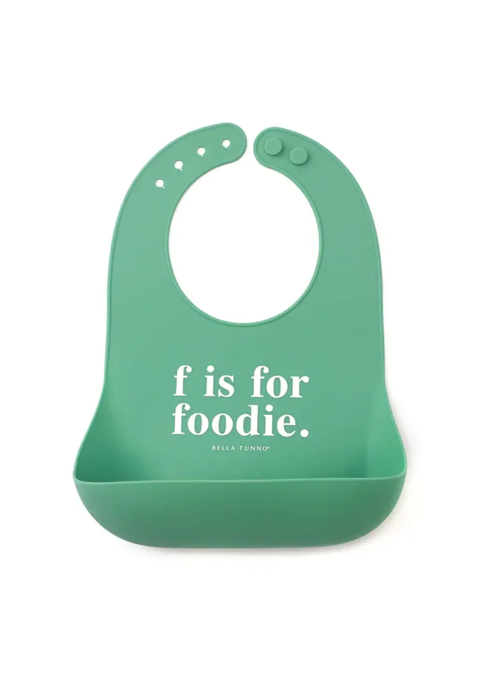 F for Foodie Bib