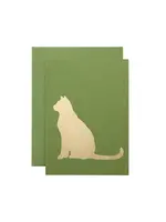 Green Cat Card