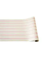 Pink and Gold Awning Stripe Runner