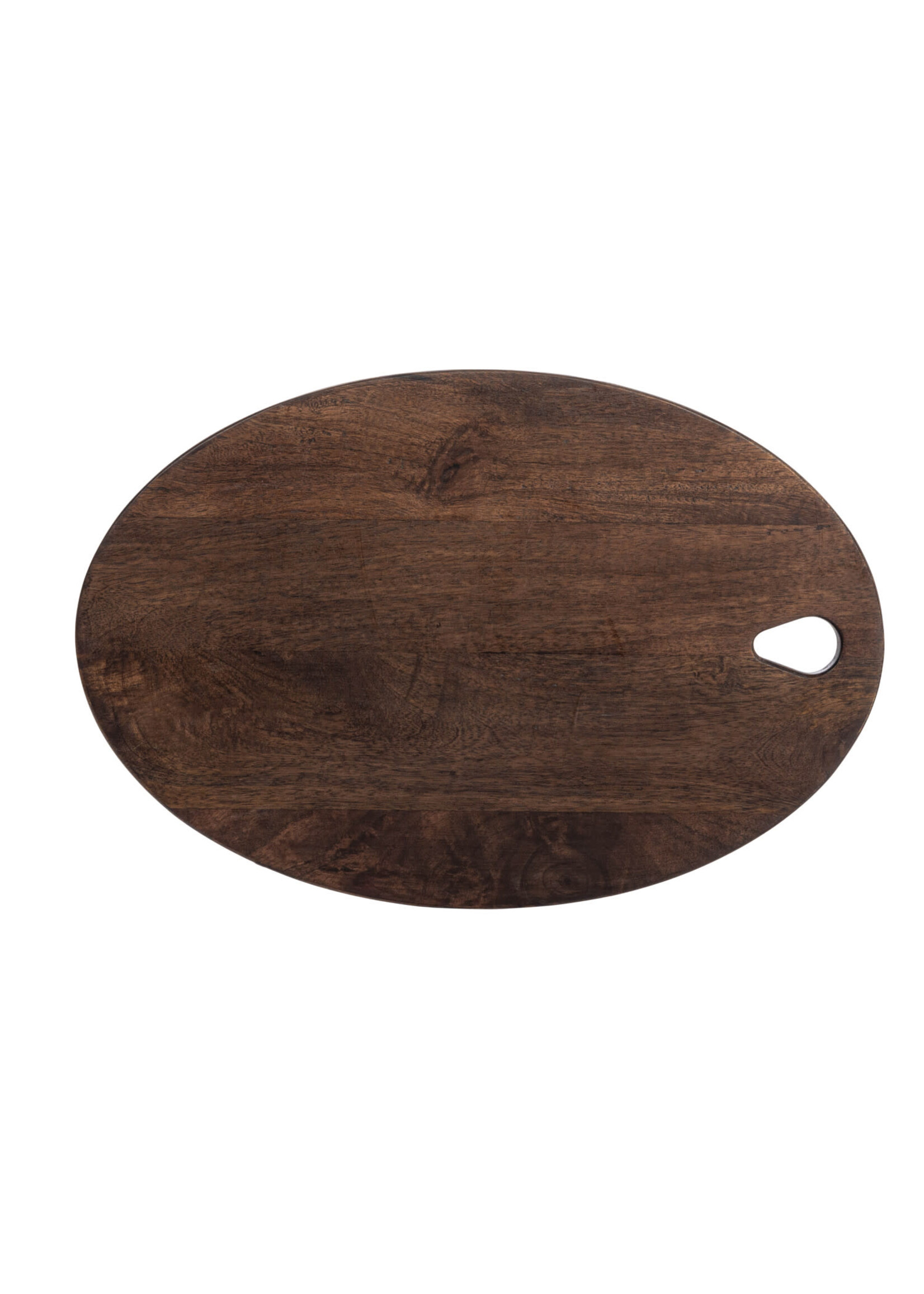 Oval Mango Wood Cheese/Cutting Board, Black