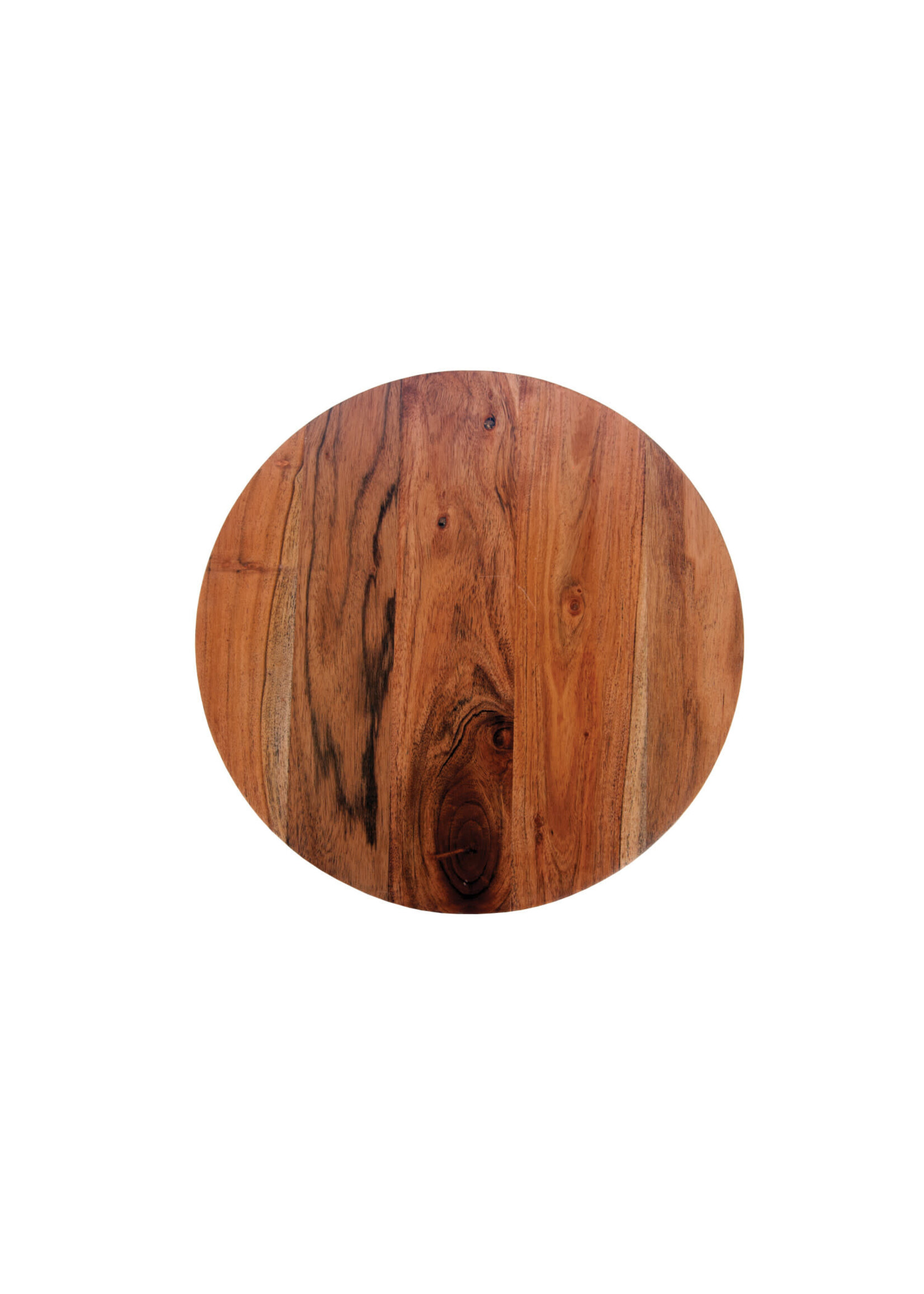 Acacia Wood Pedestal - Natural